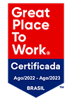 Great Place to Work - Certificada - Ago/2022 - Ago/2023 - Brasil